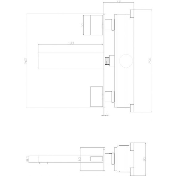 Смеситель для раковины настенный Abber Daheim AF82122G (со скрытой частью) золото матовое, Цвет производителя: золото матовое - фото 3