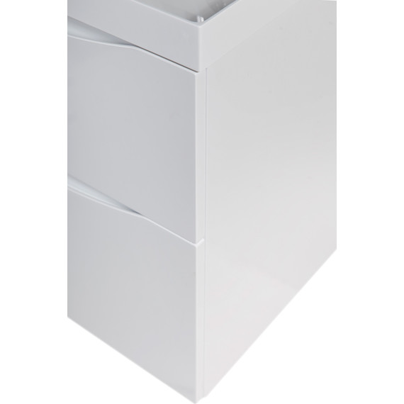 Тумба подвесная с раковиной BelBagno MARINO-H60-700-2C-SO-BL-P 70 см, Bianco Lucido - фото 7