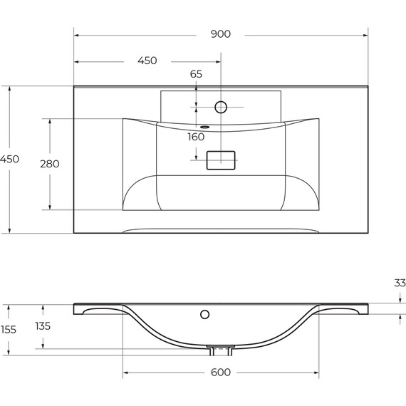 Тумба напольная с раковиной BelBagno MARINO-900-2C-PIA-BL-P 90 см, белый - фото 17