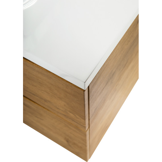 Тумба подвесная с раковиной BelBagno MARINO-H60-1200-2C-SO-RN-P 120 см, Rovere Nature - фото 8