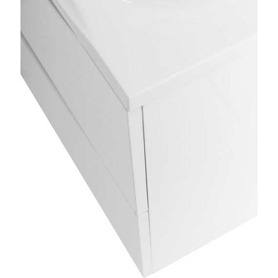 Тумба подвесная с раковиной BelBagno MARINO-750-2C-SO-BL-P 75 см, Bianco Lucido - фото 9