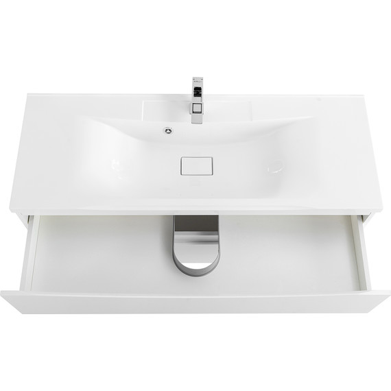 Тумба подвесная с раковиной BelBagno MARINO-1200-2C-SO-BO-P 120 см, Bianco Opaco - фото 4