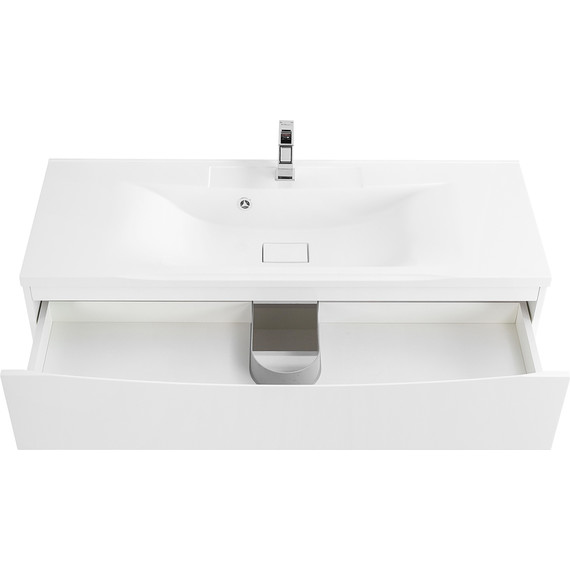 Тумба подвесная с раковиной BelBagno MARINO-1200-2C-SO-BL-P 120 см, Bianco Lucido - фото 7