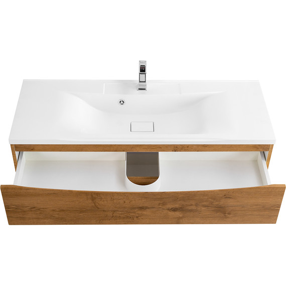 Тумба подвесная с раковиной BelBagno MARINO-1200-2C-SO-RN-P 120 см, Rovere Nature - фото 7