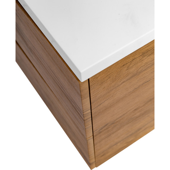 Тумба подвесная с раковиной BelBagno MARINO-1200-2C-SO-RN-P 120 см, Rovere Nature - фото 8