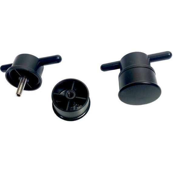 Душевое ограждение Triton Альфа 90x90 см, чёрный/прозрачное - фото 4