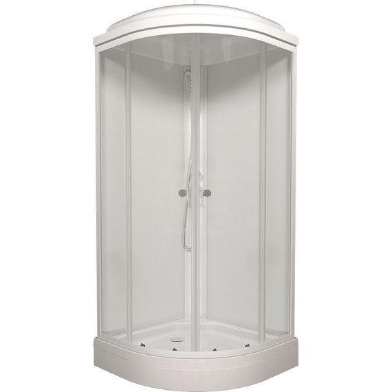 Душевая кабина Triton Экстра А 88x88 см, белый/прозрачное - фото 