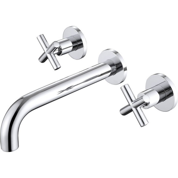 Смеситель для раковины настенный Abber Wasser Kreis AF81121 (со скрытой частью), Цвет производителя: хром - фото 