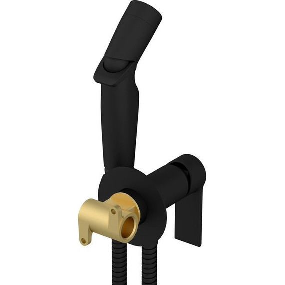 Набор для гигиенического душа Cersanit Brasko A64103, чёрный матовый - фото 2