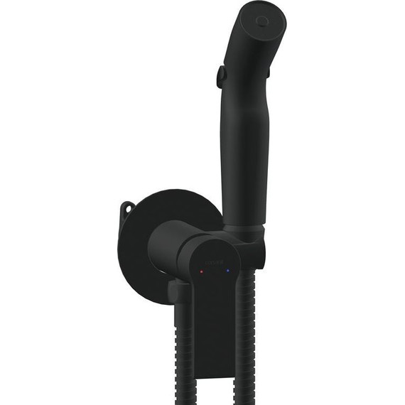 Набор для гигиенического душа Cersanit Brasko A64103, чёрный матовый - фото 5