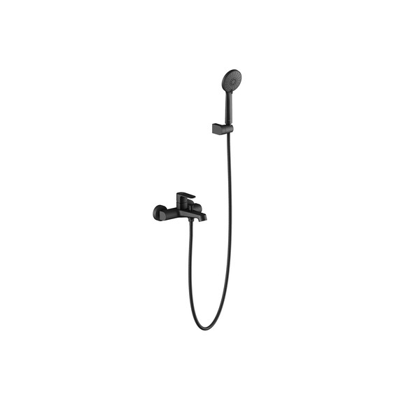 Смеситель для ванны Aquatek Оберон AQ1249MB, чёрный матовый, Цвет производителя: чёрный матовый - фото 