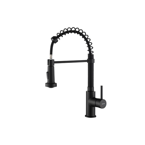 Смеситель для кухни Aquatek Европа AQ1387MB, чёрный матовый, Цвет производителя: чёрный матовый - фото 