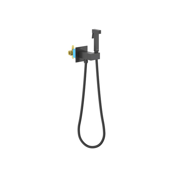Гигиенический душ Aquatek Лира AQ1025MB (со скрытой частью) чёрный матовый - фото 