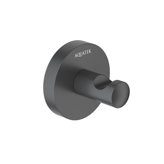 Крючок Aquatek Оберон AQ4201MB, цвет чёрный матовый - фото 