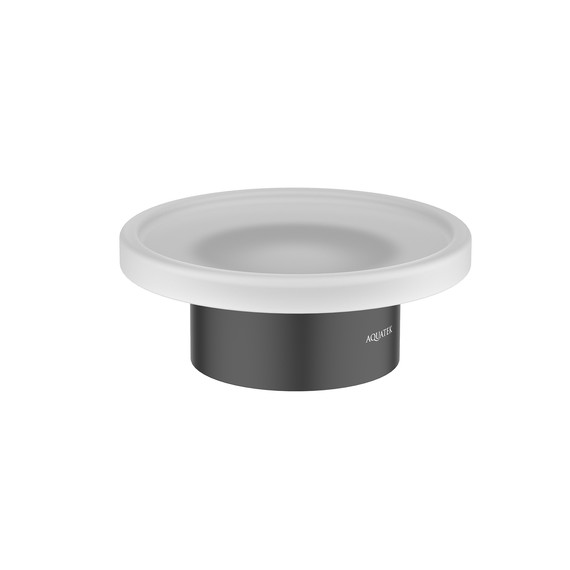 Мыльница Aquatek Лира AQ4426MB, цвет чёрный матовый - фото 