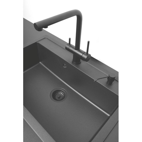 Смеситель для кухни Florentina Арес FL 333.19H.2123.501, нуар, Цвет производителя: нуар - фото 2